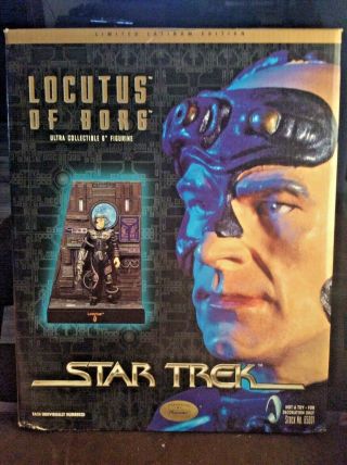 Limited Latinum Edition Star Trek Locutus Of Borg Ultra Collectible 6” Figurine
