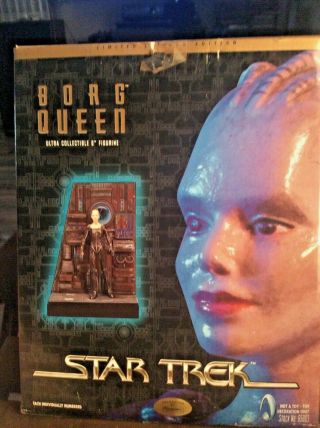 Limited Latinum Edition Star Trek Borg Queen Ultra Collectible 6” Figurine