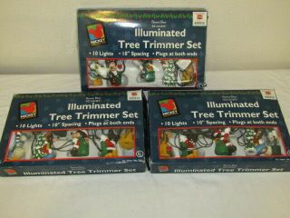 30pc Disney Mickey Mouse And Friends Christmas Tree Trimmer Light Set (3 X 10pk)
