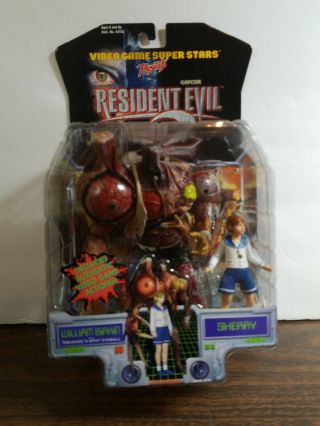 Toy Biz Resident Evil 2 William Birkin And Sherry