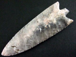 Fine Authentic 4 3/4 Collector Grade Newnan Point Arrowheads