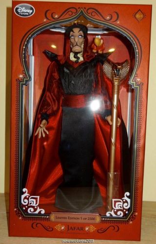 Disney Store Limited Edition Jafar Doll 17 "