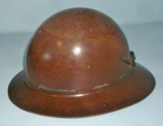 Vintage MSA Skullgard Type K Full Brim Miners Safety Hard Hat Helemt w/ Cradle 3