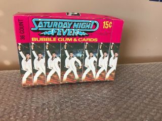 Saturday Night Fever Bubble Gum & Trading Cards Display Box Full John Travolta 2
