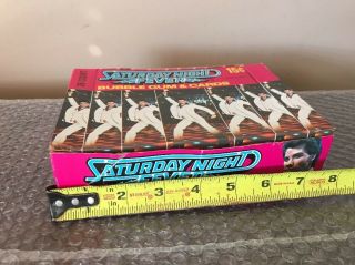 Saturday Night Fever Bubble Gum & Trading Cards Display Box Full John Travolta 3