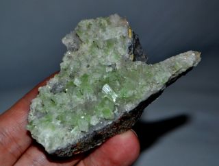 Augelite Crystals On Quartz Matrix From Peru