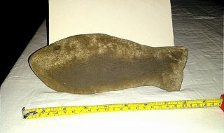 Indian Artifacts Rare Kentucky Fish Effigy / Decoy Arrowhead Arrowheads