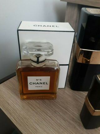 Vintage Chanel No.  5 Paris Extrait P.  M.  W/ Box 3
