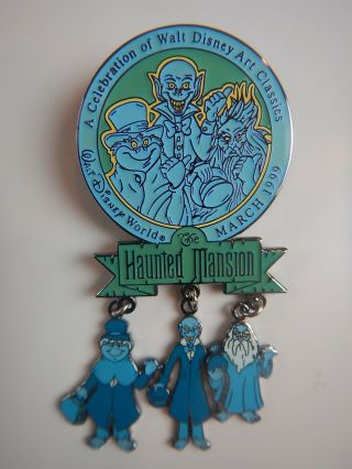 Haunted Mansion Wdac Event Glow In The Dark Hitchhiking Ghosts Rare Le Pin