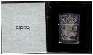 Zippo Lighter Nos Etched American Eagle (limited Edition) 1994