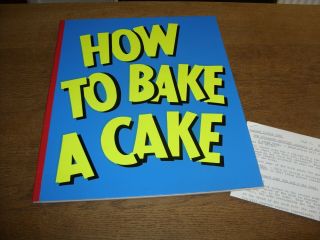 Vintage 1960s? Supreme Magic Trick - Little Chef Or How To Bake A Cake Book
