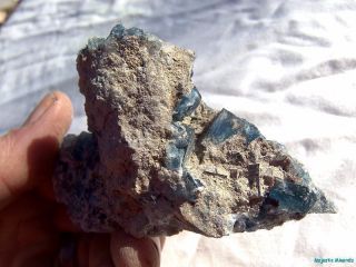 GLORY HOLE POCKET_Blanchard Mine_LARGE GEMMY Blue Fluorite_Bingham,  Mexico 2