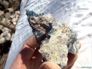 GLORY HOLE POCKET_Blanchard Mine_LARGE GEMMY Blue Fluorite_Bingham,  Mexico 5