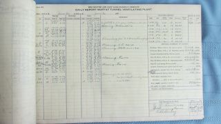 1936 Denver & Salt Lake Railway Moffat Tunnel Ventilation Plant Report - Engines