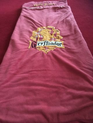 Rare & C 2001 - " Gryffindor " Harry Potter Sleeping Bag With Carry Case