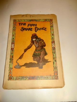 1899 Santa Fe Railroad Moki Snake Dance Indian Brochure
