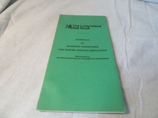Long Island Railroad Schedule Conditions Engine Service Employees 1980