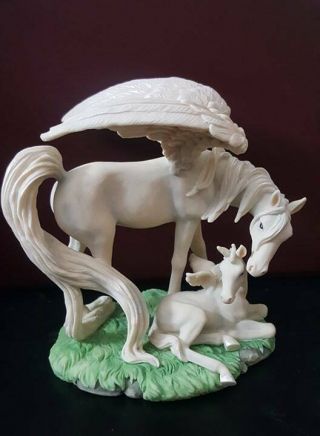 Pegasus " Loved And Nurtured " Figurine By Amberwood Westland Giftware 8974
