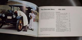 THE CHEVROLET STORY 1911 - 1970 3