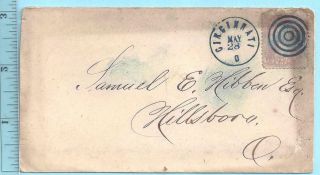 5/28/1866 Cincinnati O Samuel Hibben Business Letters Merchants National Bank