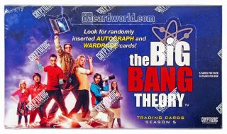 The Big Bang Theory Season 5 Trading Cards Box (cryptozoic 2013)
