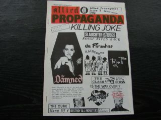 Allied Propaganda Punk Fanzine No 3 - 79 Damned Slaughter & Dogs Cure Killing Joke