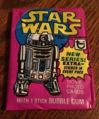 1977 Topps Star Wars Series 3 Trading Card Pack