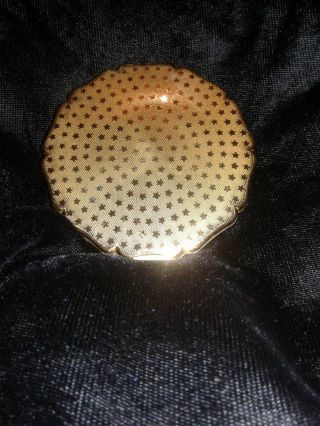 VINTAGE STRATTON POWDER COMPACT MADE IN ENGLAND ENAMELED 