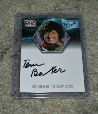 Doctor Who 40th Anniversary: Tom Baker Autograph Trading Card Wa9