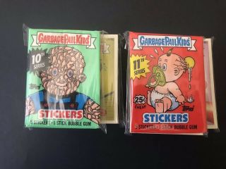 Garbage Pail Kids Gpk Complete Set Series 10 And Series 11 1987