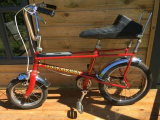 Vintage Raleigh Tomahawk Push Bike Cycle 1970s Old Grifter Chopper Era Loft Find
