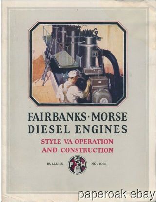 1926 Fairbanks Morse Diesel Engines Brochure