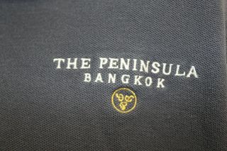 The Peninsula Hotel Bangkok Xl Blue Polo Shirt