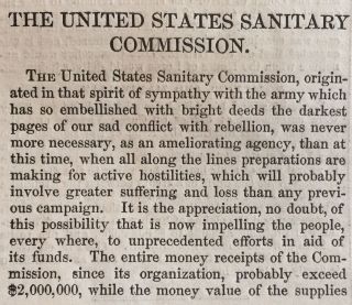 1864 illu CIVIL WAR newspaper US SANITARY COMMISSION Views o Knoxville Tennessee 2
