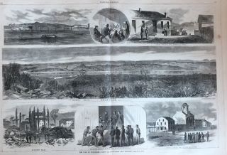1864 illu CIVIL WAR newspaper US SANITARY COMMISSION Views o Knoxville Tennessee 4