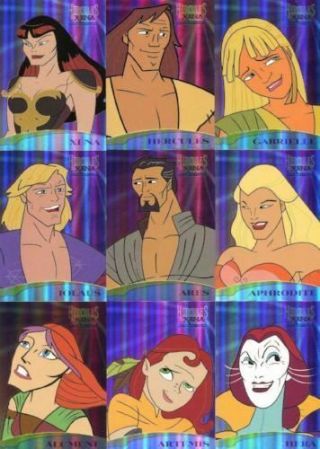 Xena & Hercules Animated Adventures Casting Call Chase Card Set