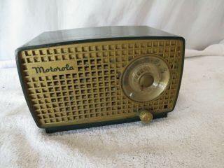 RARE 1938 Motorola Model 59R1 Hunter Green Tube Radio FAST 5