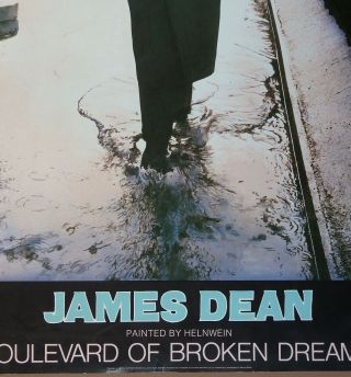 James Dean - Helnwein.  Art Print (84 x 1220cm) Huge Boulevard of Broken Dreams. 5