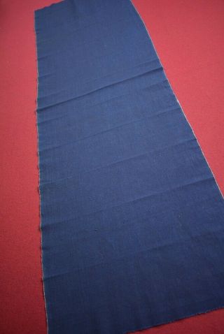 Tx59/85 Vintage Japanese Fabric Cotton Antique Boro Patch Indigo Blue 47.  2 "