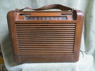 Vintage Philco Model 46 - 350 Roll Top Radio