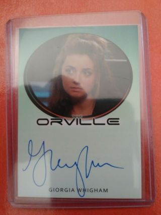 The Orville Season One Giorgia Whigham As Lysella Autograph Season 1