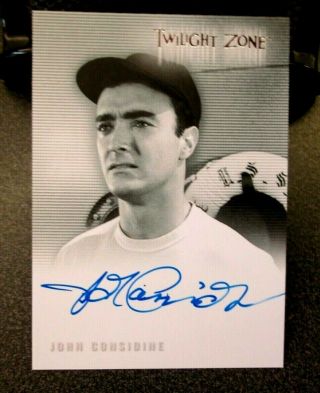 2019 Twilight Zone Serling Edition Autograph John Considine A - 156 In Hard Case