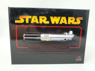 Master Replicas Star Wars Anakin Skywalker Lightsaber Sw - 310 Scaled Diecast Nib