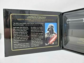 Master Replicas Star Wars Darth Vader Lightsaber SW - 306 Scaled DieCast NIB 8