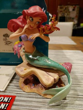 Wdcc Little Mermaid Ariel: Seahorse Surprise 11k411840 W/coa