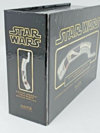 Master Replicas Star Wars Count Dooku Lightsaber SW - 307 Scaled DieCast NIB 3