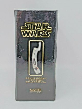 Master Replicas Star Wars Count Dooku Lightsaber SW - 307 Scaled DieCast NIB 4