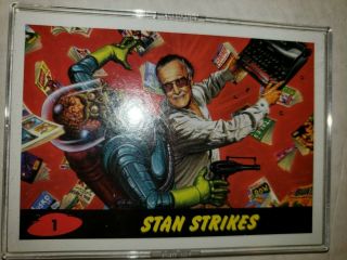 Mars Attacks Invasion 1 Stan Strikes Card