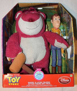 Toy Story Large Pull String Woody & Lotso Talking Figure Gift Pack