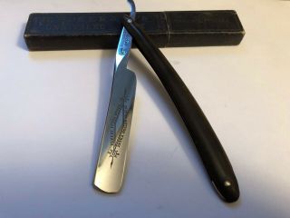 Vintage 5/8” H.  Boker & Co.  Finest India Steel Razor Shave Ready Made In Germany